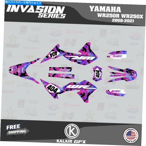 Graphics decal kit }nWR250X WR250Ri2008-2021j̃OtBbNLbg Graphics Kit for YAMAHA WR250X WR250R (2008-2021) INVASION-fade