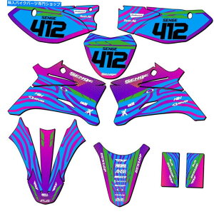 Graphics decal kit 2008-2022 TTR 110 Tigre Pink Senge Graphics Kit Yamahaƌ݊ 2008-2022 TTR 110 TIGRE Pink Senge Graphics Kit Compatible with Yamaha