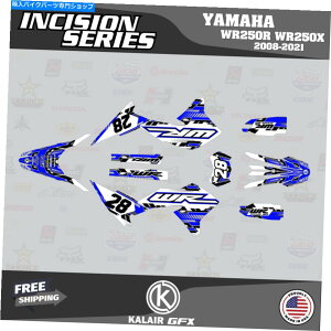 Graphics decal kit }nWR250X WR250R̃OtBbNLbgi2008-2021jImecision-Blue Graphics Kit for YAMAHA WR250X WR250R (2008-2021) INCISION-BLUE