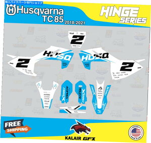 Graphics decal kit �n�X�N�o���iTC85�̃O���t�B�b�N�L�b�g2018 2019 2020 2021 2022 2023�q���W�z���C�g Graphics Kit for Husqvarna TC85 2018 2019 2020 2021 2022 2023 HINGE-White