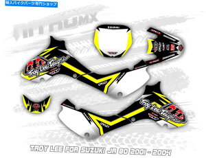 Graphics decal kit Suzuki Jr 80 2001 2003 2003 2004gNXfJ[XebJ[NitromxOtBbNLbg NitroMX Graphic Kit for SUZUKI JR 80 2001 2002 2003 2004 Motocross Decal Sticker