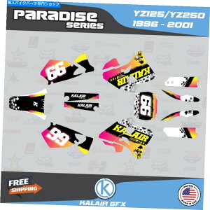 Graphics decal kit }nYZ250 YZ125̃OtBbNLbgi1996-2001jYZ 250 YZ 125p_CX - sN Graphics Kit for Yamaha YZ250 YZ125 (1996-2001) YZ 250 YZ 125 Paradise- Pink