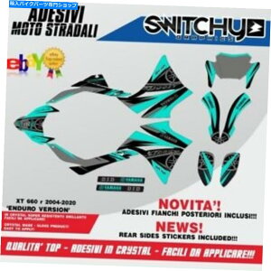 Graphics decal kit XebJ[LbgOtBbNoK[2eB[_[N}nXT 660 R 2004N2020fJ[ Stickers Kit Graphic Banger 2 Teal Dark Yamaha XT 660 R From 2004 A 2020 Decals