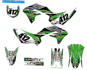 Graphics decal kit 2020-2023 KLX 230 R Mayhem Green Senge Graphics KitƐƌ݊ 2020-2023 KLX 230 R MAYHEM Green Senge Graphics Kit Compatible with Kawasaki