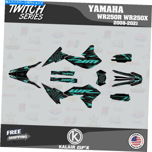 Graphics decal kit }nWR250X WR250R̃OtBbNLbgi2008-2021jTwitch-Teal Graphics Kit for YAMAHA WR250X WR250R (2008-2021) TWITCH-teal