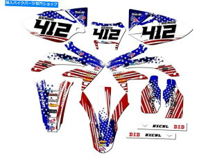 Graphics decal kit 2008-2018 CRF 450 X Merica USA Senge Graphics KitHondaƌ݊ 2008-2018 CRF 450 X MERICA Usa Senge Graphics Kit Compatible with Honda