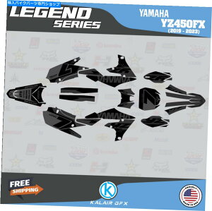 Graphics decal kit }ñOtBbNLbgYZ450FX 2019 2020 2021 2022 2023WFhX[N Graphics Kit for Yamaha YZ450FX 2019 2020 2021 2022 2023 Legend- Smoke