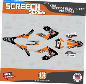 Graphics decal kit KTM Freeride Electric Ex-C̃OtBbNLbgi2018-2023jScreech-Orange Graphics Kit for KTM FREERIDE ELECTRIC EX-C (2018-2023) SCREECH-orange