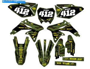 Graphics decal kit 2008-2017 RMZ 450 Apache Matte Green Senge Graphics KitƃXYLƌ݊ 2008-2017 RMZ 450 APACHE Matte Green Senge Graphics Kit Compatible with Suzuki