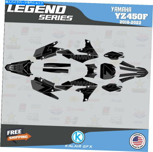 Graphics decal kit }ñOtBbNLbgYZ450FN2018N2019 2020 2021 2022WFh -  Graphics Kit for Yamaha YZ450F years 2018 2019 2020 2021 2022 Legend- Smoke