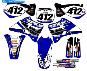 Graphics decal kit 1996-1999 YZ 125 13tCu[ZQOtBbNXLbg}nƌ݊ 1996-1999 YZ 125 13 FLY Blue Senge Graphics Kit Compatible with Yamaha