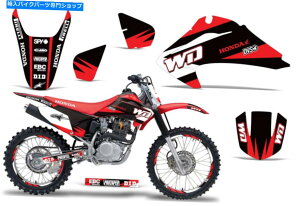 Graphics decal kit Honda CRF230F CRF150F�f�J�[���O���t�B�b�N�L�b�g�_�[�g�o�C�N�X�e�b�J�[���b�v04-07 WD RED Honda CRF230F CRF150F Decal Graphic Kit Dirt Bike Sticker Wrap 04-07 WD Red