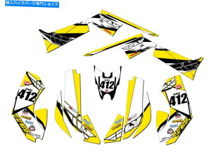 Graphics decal kit 2008-2018 DS 70/90 13tCCG[ZQOtBbNXLbgcan-amƌ݊ 2008-2018 DS 70/90 13 FLY Yellow Senge Graphics Kit Compatible with Can-Am