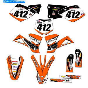 Graphics decal kit 2002 SX 13�t���C�I�����W�Z���Q�O���t�B�b�N�X�L�b�gKTM�ƌ݊��� 2002 SX 13 FLY Orange Senge Graphics Kit Compatible with KTM�y���s�A���i�z