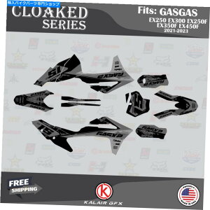 Graphics decal kit Gasgas ex250 ex300 ex250f ex350f ex450f 2021-2023̃OtBbNLbg Graphics Kit for GasGas EX250 EX300 EX250F EX350F EX450F 2021-2023 Cloaked-Smoke