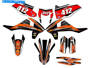 Graphics decal kit 2017-2018 XC Vigor Orange Senge Graphics Kit KTMƌ݊ 2017-2018 XC VIGOR Orange Senge Graphics Kit Compatible with KTM