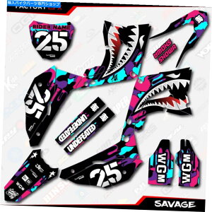 Graphics decal kit Nebula Savage Camo GraphicsHonda CR125 250 Polisport Restyle Kit 02-07ɓK܂ Nebula Savage Camo Graphics fits Honda CR125 250 Polisport Restyle kit 02-07