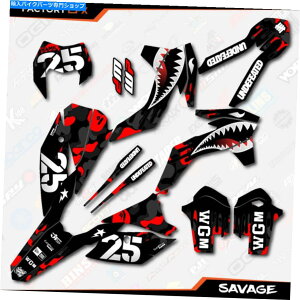 Graphics decal kit ubNbhTx[WJOtBbNXLbgKTM 13-16 Exc Exc/F XCW 125 250 300 450ɓK܂ Black Red Savage Camo Graphics Kit fits KTM 13-16 EXC EXC/F XCW 125 250 300 450
