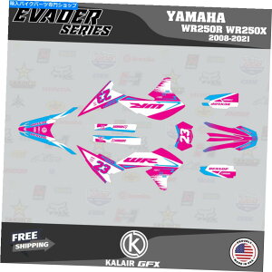 Graphics decal kit }nWR250X WR250R̃OtBbNLbgi2008-2021jEvader-Magenta Graphics Kit for YAMAHA WR250X WR250R (2008-2021) EVADER-magenta
