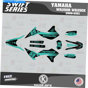 Graphics decal kit }nWR250X WR250R̃OtBbNLbgi2008-2021jSwift-Teal Graphics Kit for YAMAHA WR250X WR250R (2008-2021) SWIFT-teal