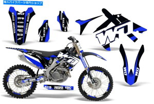 Graphics decal kit �t���O���t�B�b�N�X�L�b�g�z���_CRF250R 10-13 450R 09-12�f�J�[���L�b�gWD�u���[ Full Graphics Kit Honda CRF250R 10-13 450R 09-12 Decal Kit WD Blue