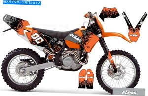 Graphics decal kit KTM exc 2005-2007 Motocross -set ecal -kitグラフィックス - ステッカー KTM EXC 2005-2007 MOTOCROSS - SET DECAL - KIT GRAPHICS - STICKERS