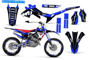 Graphics decal kit �t���O���t�B�b�N�X�L�b�g�z���_CRF250R 2014 450R 13-16�f�J�[���L�b�gWD�u���[ Full Graphics Kit Honda CRF250R 2014 450R 13-16 Decal Kit WD Blue