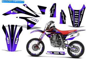 Graphics decal kit �f�J�[���O���t�B�b�N�L�b�g�z���_CRF150 R 17-21 WD�p�[�v�� Decal Graphic Kit Honda CRF150 R 17-21 WD Purple