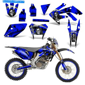 Graphics decal kit ホンダCRF250Xダートバイクグラフィックキットデカールラップデコンステッカー2004-2016 REAP BLU Honda CRF250X Dirt Bike Graphics Kit Decal Wrap Deco Stickers 2004-2016 REAP BLU