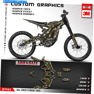 Graphics decal kit kungfuOtBbNXTCgr[xZOEFCx260ptJt[WXebJ[Lbg Kungfu Graphics Full Camouflage Sticker Kit for Sur-Ron Light Bee X Segway X260