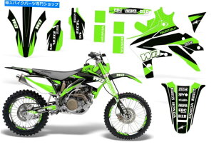 Graphics decal kit �z���_CRF450X�f�J�[���O���t�B�b�N�X�L�b�g�_�[�g�o�C�N���b�v�X�e�b�J�[05-15 WD�O���[�� Honda CRF450X Decal Graphics Kit Dirt Bike Wrap Sticker 05-15 WD Green�y���s�A���i�z