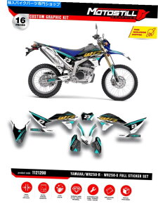 Graphics decal kit ���}�nWR250R-X 2011-2020�O���t�B�b�N�X�e�b�J�[�Z�b�g�f�J�[���L�b�g YAMAHA WR250R-X 2011-2020 GRAPHIC STICKER SET DECAL KIT