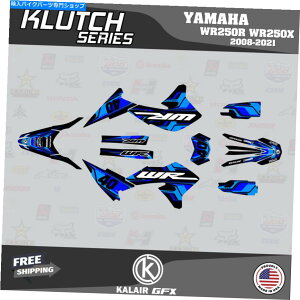 Graphics decal kit }nWR250X WR250R̃OtBbNLbgi2008-2021jKlutch-Blue Graphics Kit for YAMAHA WR250X WR250R (2008-2021) KLUTCH-blue