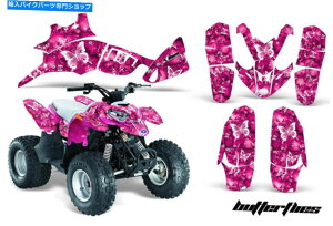 Graphics decal kit ATVOtBbNLbgQuad Decalbv|Xvf^[90 2003-2007 Bttrfly W P ATV Graphics Kit Quad Decal Wrap For Polaris Predator 90 2003-2007 BTTRFLY W P