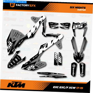 Graphics decal kit グレーレーシンググラフィックスキットはKTM 17-19 Excf XCW 125 150 200 250 300 450に適合します Gray Racing Graphics Kit fits KTM 17-19 EXC EXCF XCW 125 150 200 250 300 450