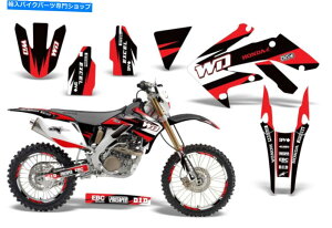 Graphics decal kit z_CRF250X_[goCNOtBbNLbgfJ[bvfRXebJ[04-16 WDbh Honda CRF250X Dirt Bike Graphics Kit Decal Wrap Deco Stickers 04-16 WD Red