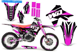 Graphics decal kit フルグラフィックスキットホンダCRF250R 18-21 450R-RX 17-20デカールキットWDピンク Full Graphics Kit Honda CRF250R 18-21 450R-RX 17-20 Decal Kit WD Pink