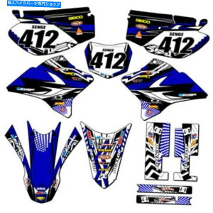 Graphics decal kit 2005-2022 TTR 230 Mayhem Blue Senge Graphics Kit Yamahaƌ݊ 2005-2022 TTR 230 MAYHEM Blue Senge Graphics Kit Compatible with Yamaha