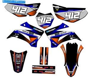 Graphics decal kit 2008-2022 TTR 125 Surge Blue Senge Graphics Kitƃ}nƌ݊ 2008-2022 TTR 125 SURGE Blue Senge Graphics Kit Compatible with Yamaha
