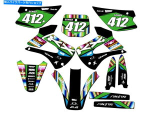 Graphics decal kit 2001-2013 KX 100 Serape Black Senge Graphics KitƐƌ݊ 2001-2013 KX 100 SERAPE Black Senge Graphics Kit Compatible with Kawasaki
