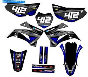 Graphics decal kit 2008-2022 TTR 125 Surge Black Senge Graphics Kitƃ}nƌ݊ 2008-2022 TTR 125 SURGE Black Senge Graphics Kit Compatible with Yamaha