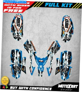Graphics decal kit Polaris Predator 50 Quad ATV�J�X�^���O���t�B�b�N�X�L�b�g�A�E�g���[�u���[�X�e�b�J�[�f�J�[�� Polaris Predator 50 QUAD ATV custom graphics kit OUTLAW BLUE stickers decals�y���s�A���i�z