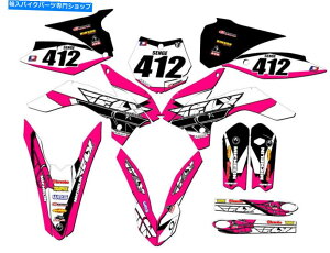 Graphics decal kit 2013-2014 SX 105 13tCsNSengeOtBbNXLbgKTMƌ݊ 2013-2014 SX 105 13 FLY Pink Senge Graphics Kit Compatible with KTM