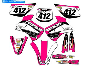 Graphics decal kit 2001-2013 W/ UFO�t�F���_�[kx 100 13�t���C�s���N�Z���Q�O���t�B�b�N�L�b�g�݊���... 2001-2013 w/ UFO FENDERS KX 100 13 FLY Pink Senge Graphics Kit Compatible wit...�y���s�A���i�z