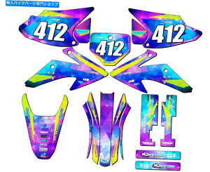 Graphics decal kit 2008-2014 CRF 230 FXy[XJfbgMNV[ZQOtBbNXLbgƃz_ƌ݊ 2008-2014 CRF 230 F SPACE KADET Galaxy Senge Graphics Kit Compatible with Honda