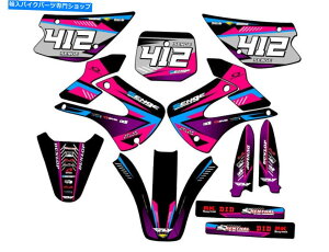 Graphics decal kit 2001-2013 KX 85T[WsNZQOtBbNXLbgƌ݊ 2001-2013 KX 85 SURGE Pink Senge Graphics Kit Compatible with Kawasaki