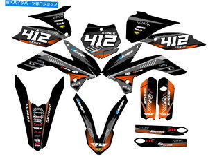 Graphics decal kit 2013-2014 SX 85 Surge Black Senge Graphics KitKTMƌ݊ 2013-2014 SX 85 SURGE Black Senge Graphics Kit Compatible with KTM