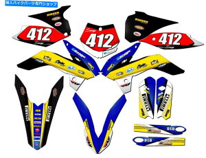 Graphics decal kit 2013-2014 SX 105 Ricochet Blue Senge Graphics Kit KTMƌ݊ 2013-2014 SX 105 RICOCHET Blue Senge Graphics Kit Compatible with KTM