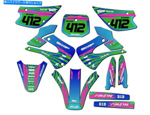 Graphics decal kit 2001-2013 W/ UFO�t�F���_�[kx 100 Tigre Green Senge Graphics Kit�݊���... 2001-2013 w/ UFO FENDERS KX 100 TIGRE Green Senge Graphics Kit Compatible wit...�y���s�A���i�z