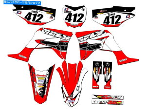 Graphics decal kit 2019-2023 CRF 125 13tCbhZQOtBbNXLbgƃz_ƌ݊ 2019-2023 CRF 125 13 FLY Red Senge Graphics Kit Compatible with Honda